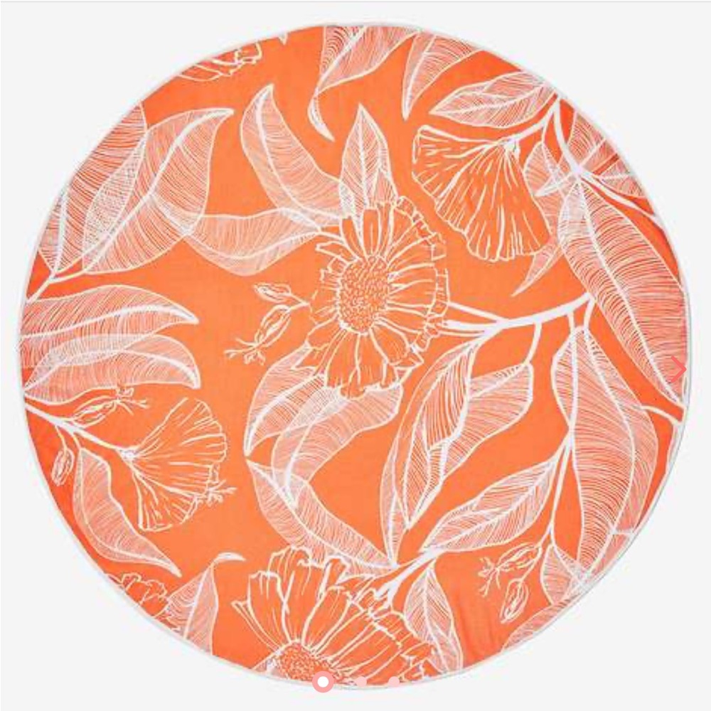 NEW Summer & Rose round beach towel